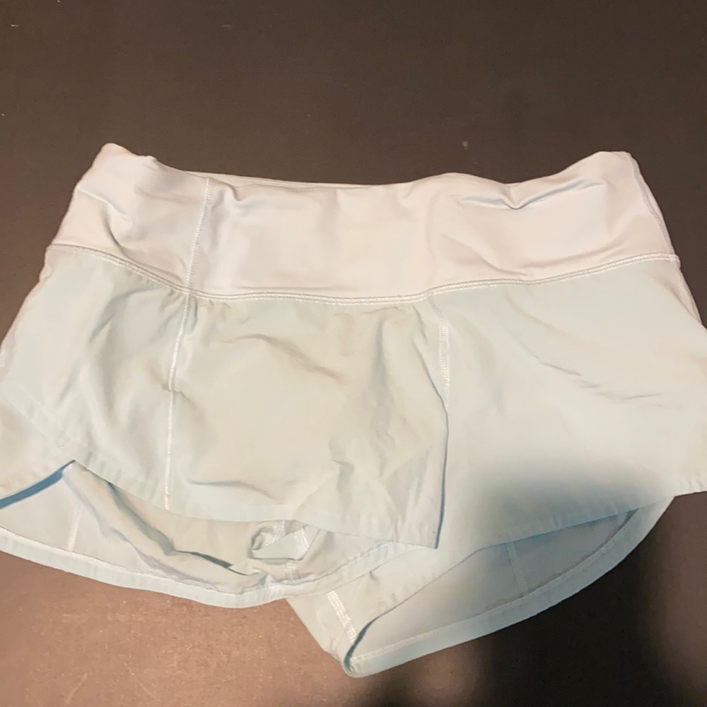 Light blue Lululemon shorts